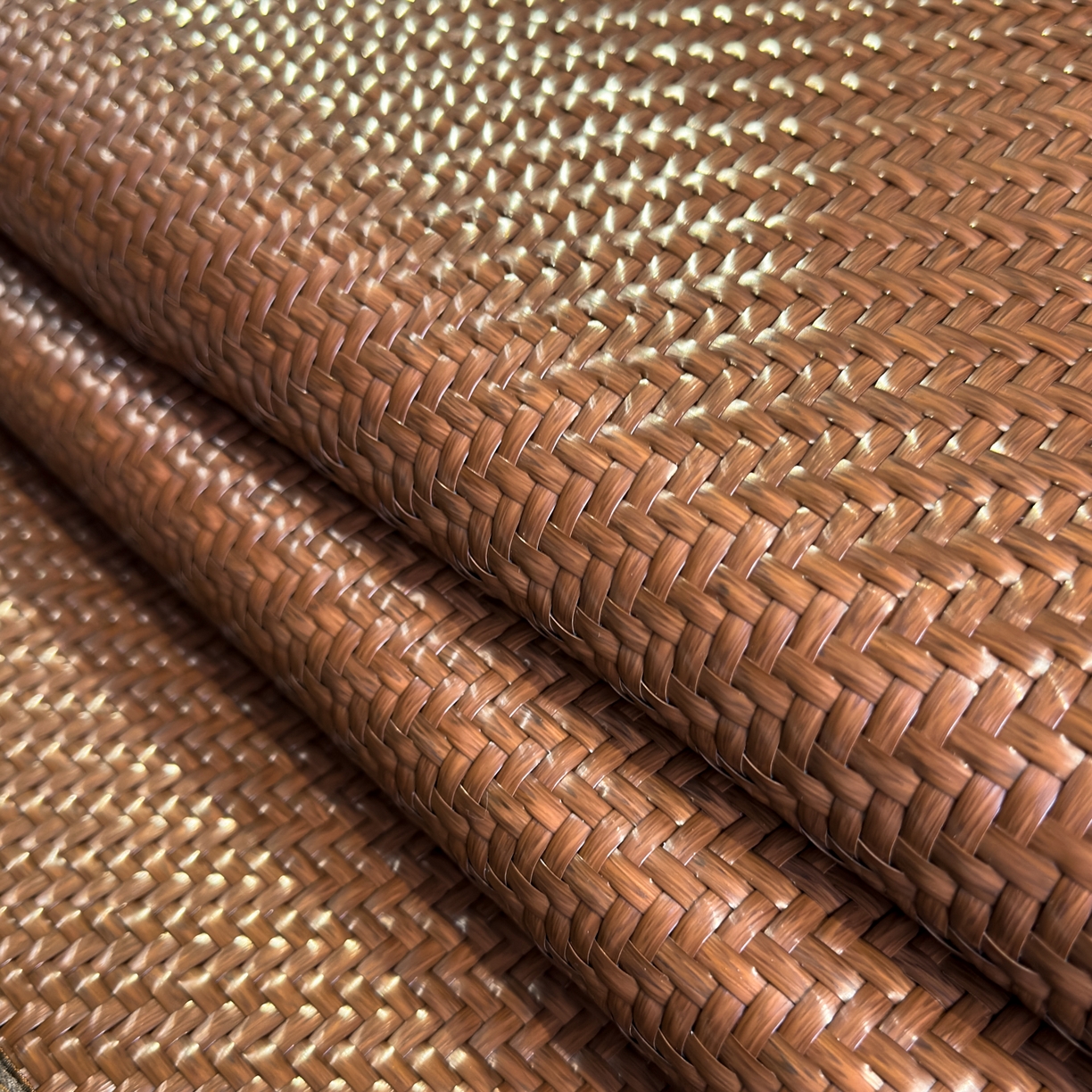 91家纺网 家纺一手货源 找家纺 欧邦 2026新款三层复合刺绣超冷感PE软席雪藤席子-福禄 福禄-深棕