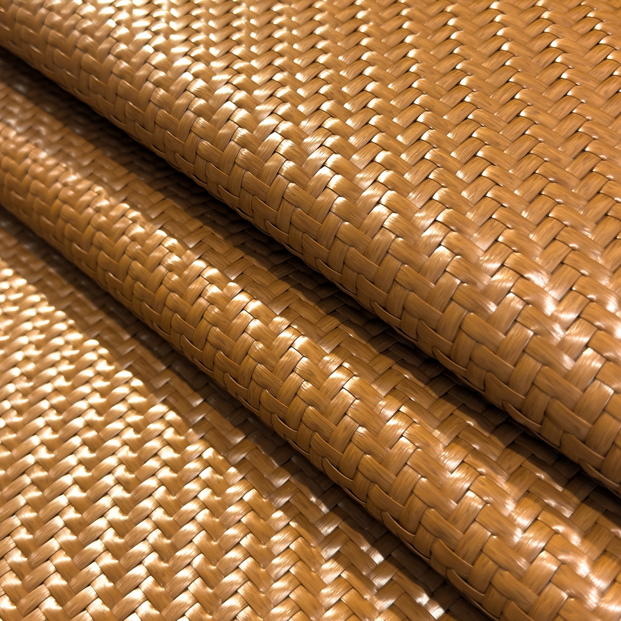 91家纺网 家纺一手货源 找家纺 欧邦 2026新款三层复合刺绣超冷感PE软席雪藤席子-福禄 福禄-浅咖