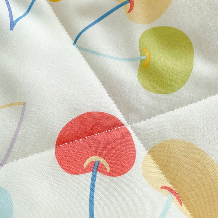 91家纺网 家纺一手货源 找家纺 天瑜家纺 2026新款棉绸夏被苏香绸舒香绸夏凉被人造棉空调被 七彩樱桃米