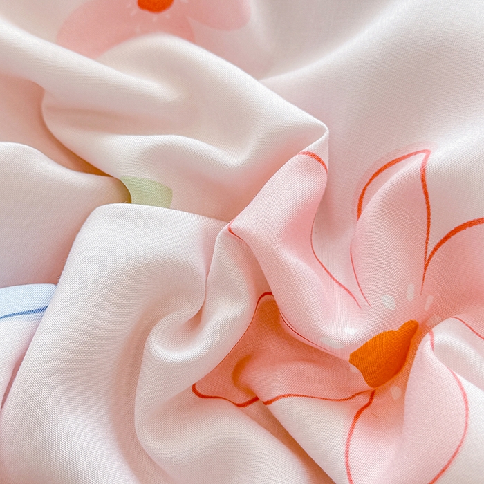 91家纺网 家纺一手货源 找家纺 天瑜家纺 2026新款棉绸夏被苏香绸舒香绸夏凉被人造棉空调被 花香 粉