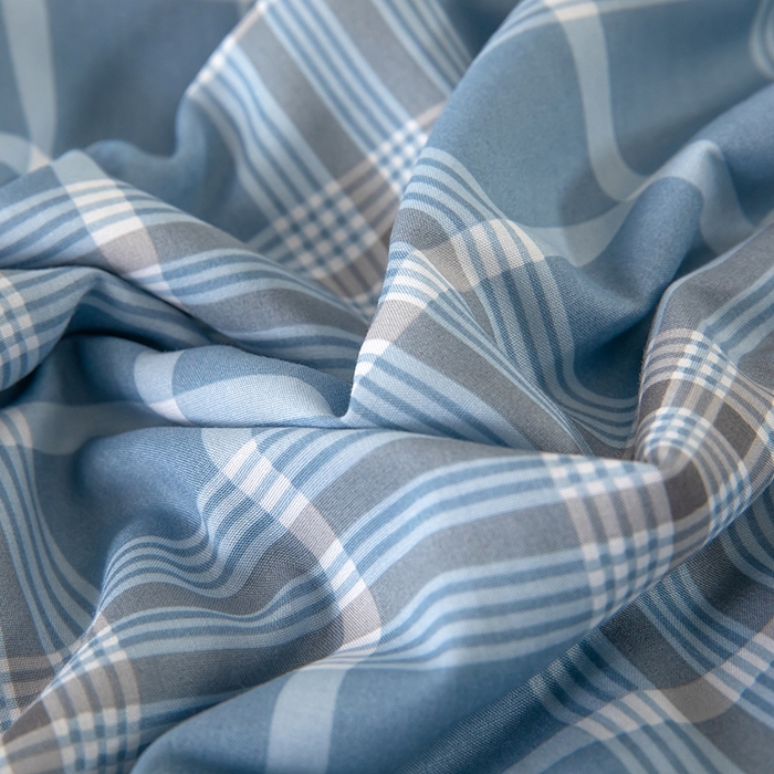 91家纺网 家纺一手货源 找家纺 天瑜家纺 2026新款棉绸夏被苏香绸舒香绸夏凉被人造棉空调被 格调 蓝