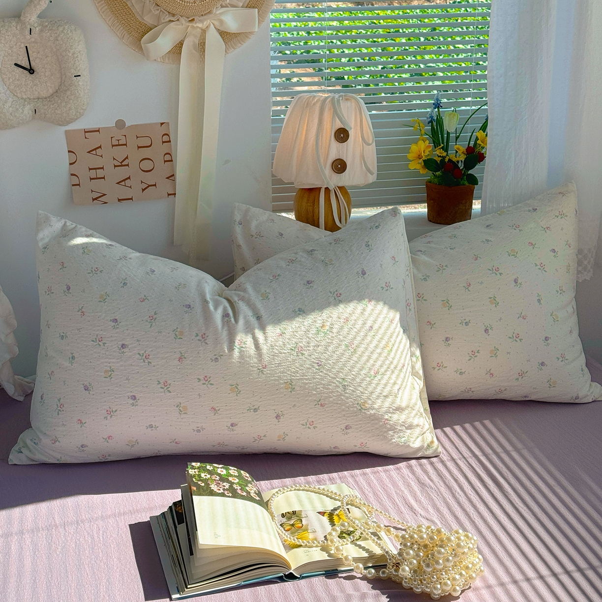 91家纺网 家纺一手货源 找家纺 （总）多品家纺 2026春夏新款超柔奶呼呼双层纱枕套 枕套单件