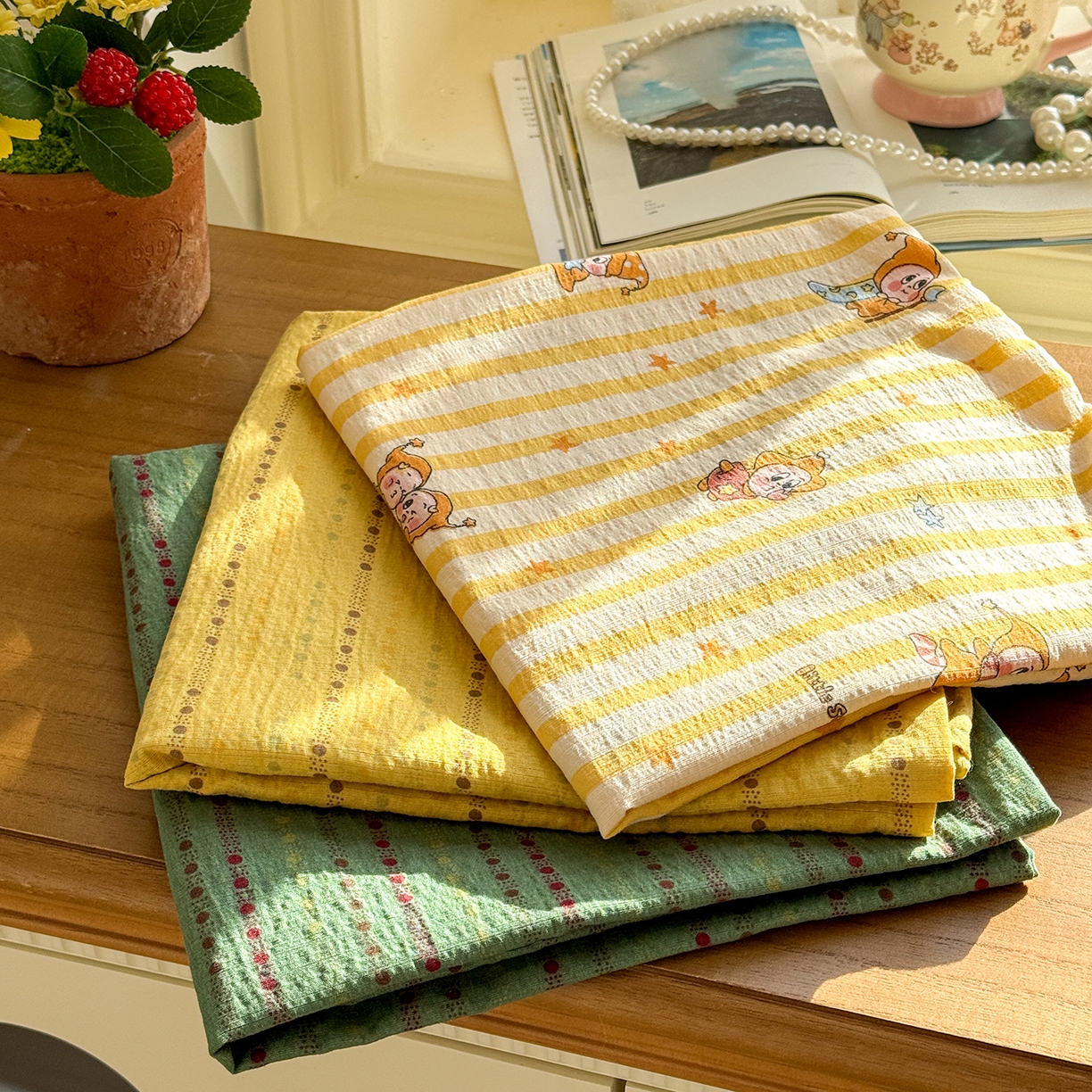 91家纺网 家纺一手货源 找家纺 多品家纺 2026春夏新款超柔奶呼呼双层纱枕套 枕套单件 组合图仅供展示不可下单