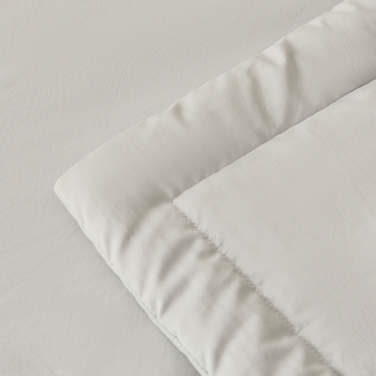 91家纺网 家纺一手货源 找家纺 晓时候 2026春夏新款纯色水洗棉双拼夏被新疆棉花被夏凉被空调被被子被芯-素夏 素夏-浅灰