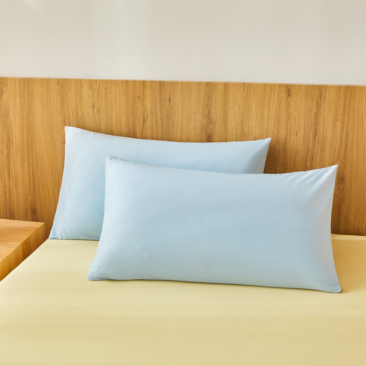 91家纺网 家纺一手货源 找家纺 晓时候 2026春夏新款纯色水洗棉双拼夏被新疆棉花被夏凉被空调被被子被芯-素夏 素夏-蓝黄