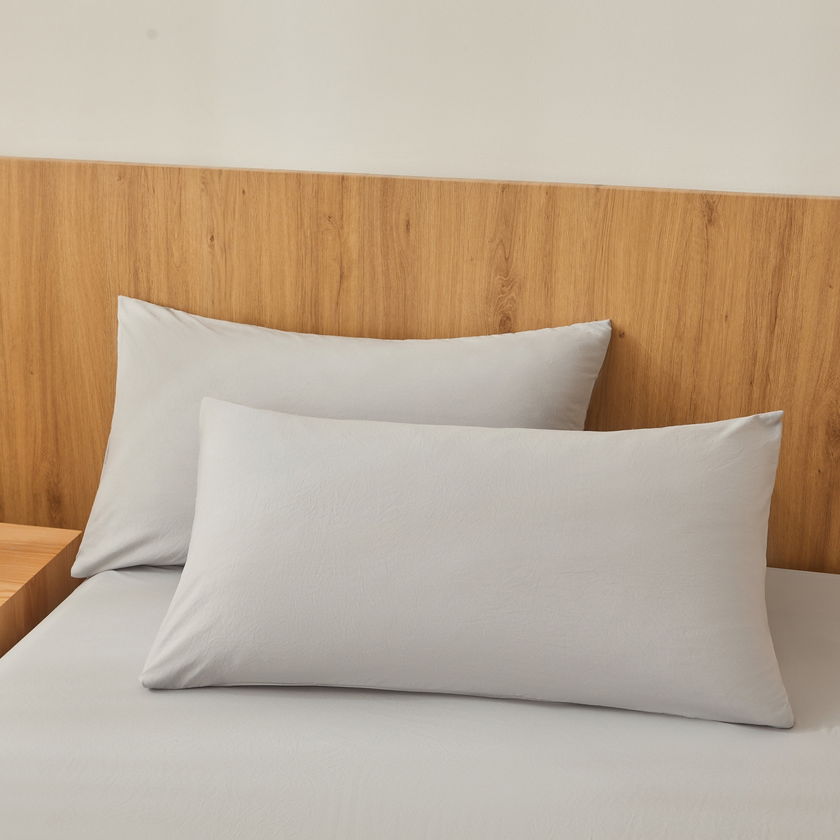 91家纺网 家纺一手货源 找家纺 晓时候 2026春夏新款纯色水洗棉双拼夏被新疆棉花被夏凉被空调被被子被芯-素夏 素夏-浅灰