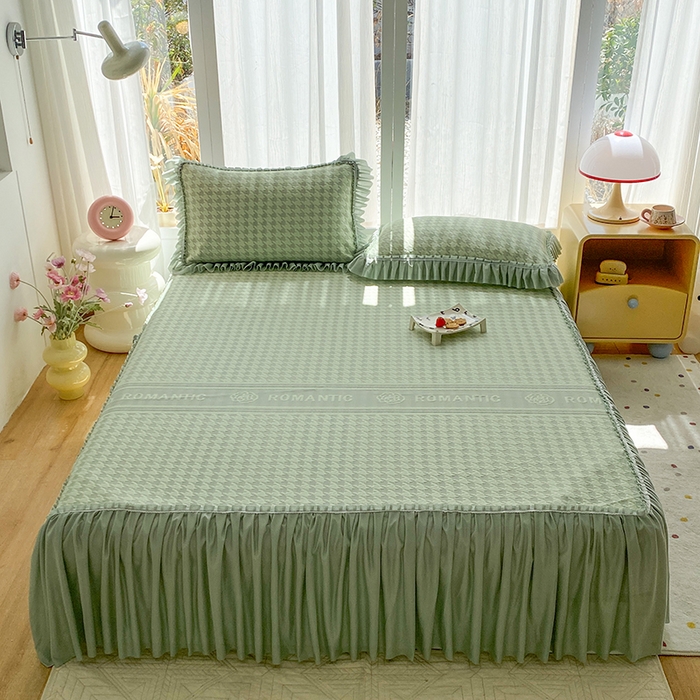 91家纺网 家纺一手货源 找家纺 七里香 2026春夏新款凉感丝数码印花乳胶凉席 印花-薰衣草