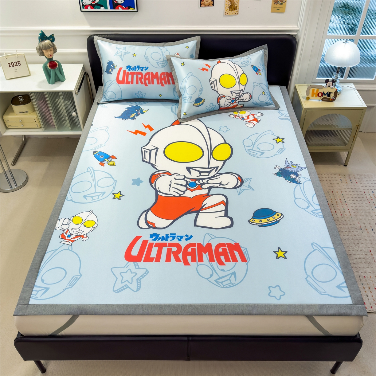 91家纺网 家纺一手货源 找家纺 （总）兄弟坊 2026新款正版授权A类大版卡通烫光冰丝凉席冰丝席