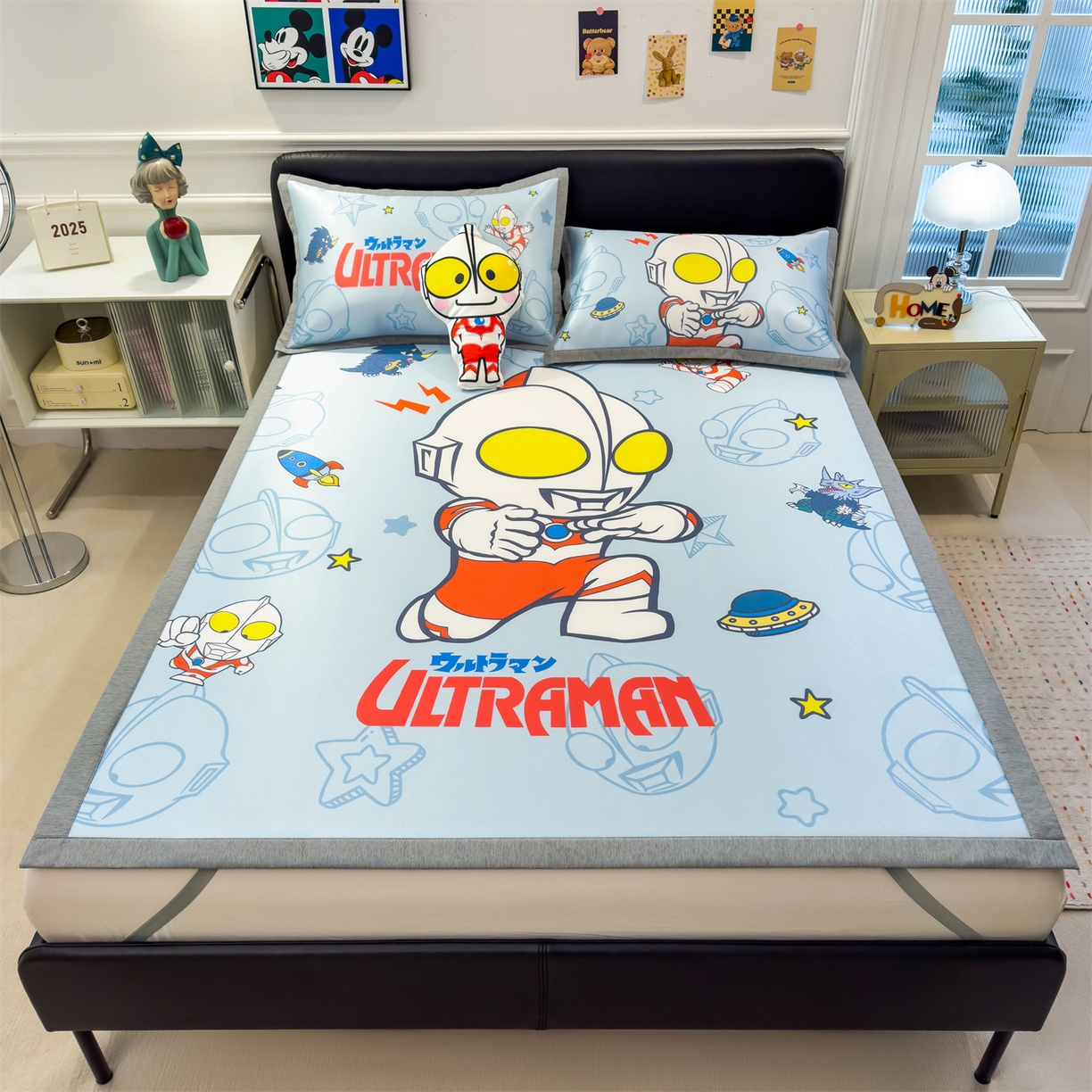 91家纺网 家纺一手货源 找家纺 （总）兄弟坊 2026新款正版授权A类大版卡通烫光冰丝凉席冰丝席