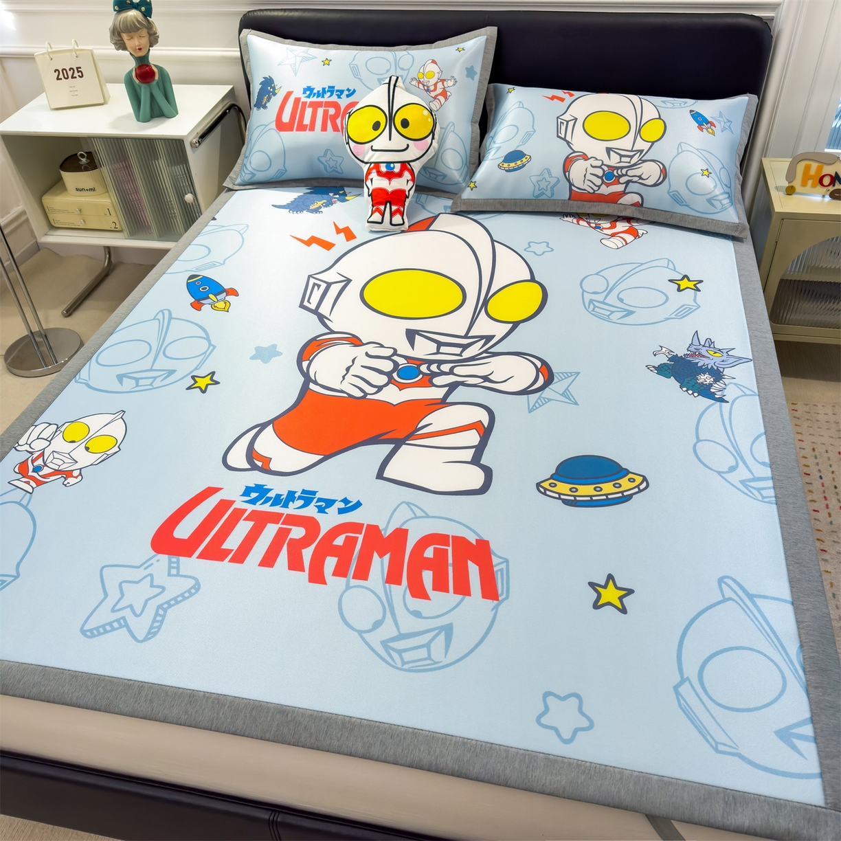 91家纺网 家纺一手货源 找家纺 （总）兄弟坊 2026新款正版授权A类大版卡通烫光冰丝凉席冰丝席