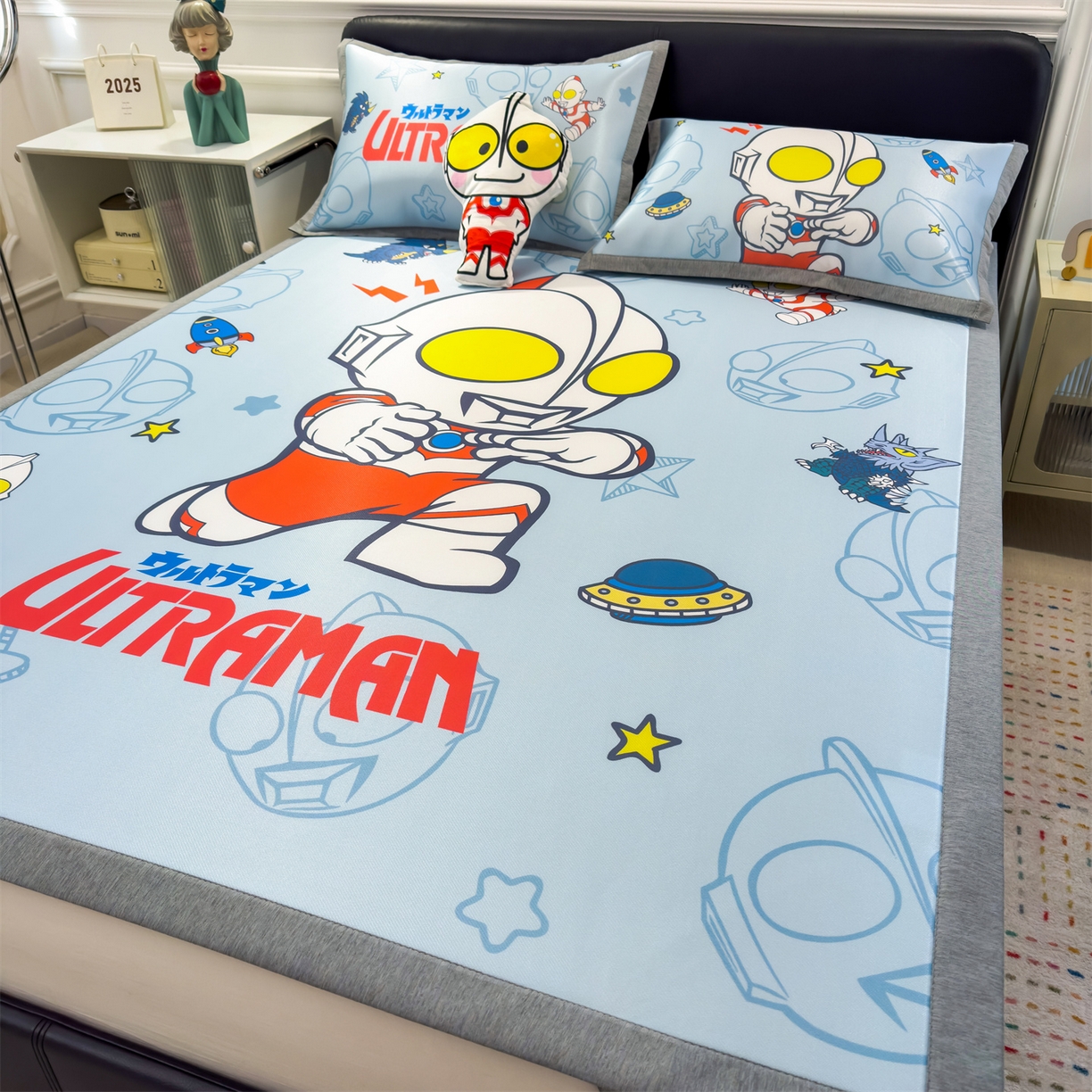 91家纺网 家纺一手货源 找家纺 （总）兄弟坊 2026新款正版授权A类大版卡通烫光冰丝凉席冰丝席