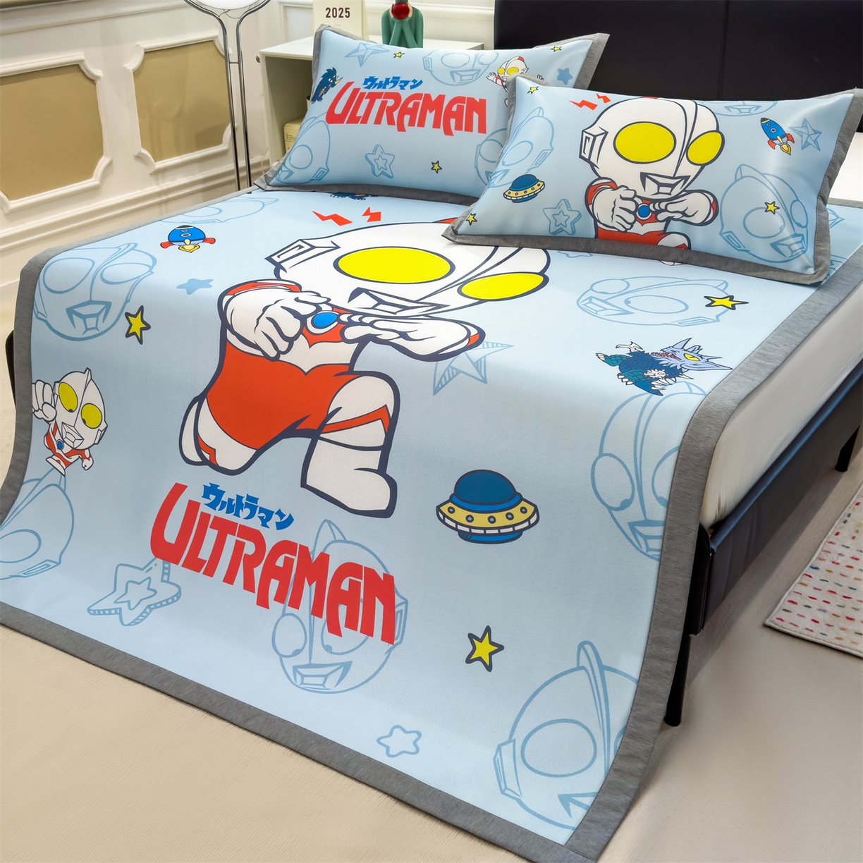 91家纺网 家纺一手货源 找家纺 （总）兄弟坊 2026新款正版授权A类大版卡通烫光冰丝凉席冰丝席