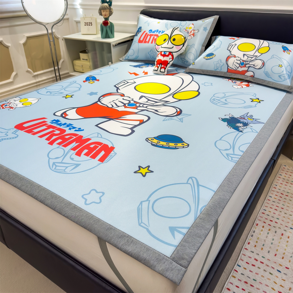 91家纺网 家纺一手货源 找家纺 （总）兄弟坊 2026新款正版授权A类大版卡通烫光冰丝凉席冰丝席