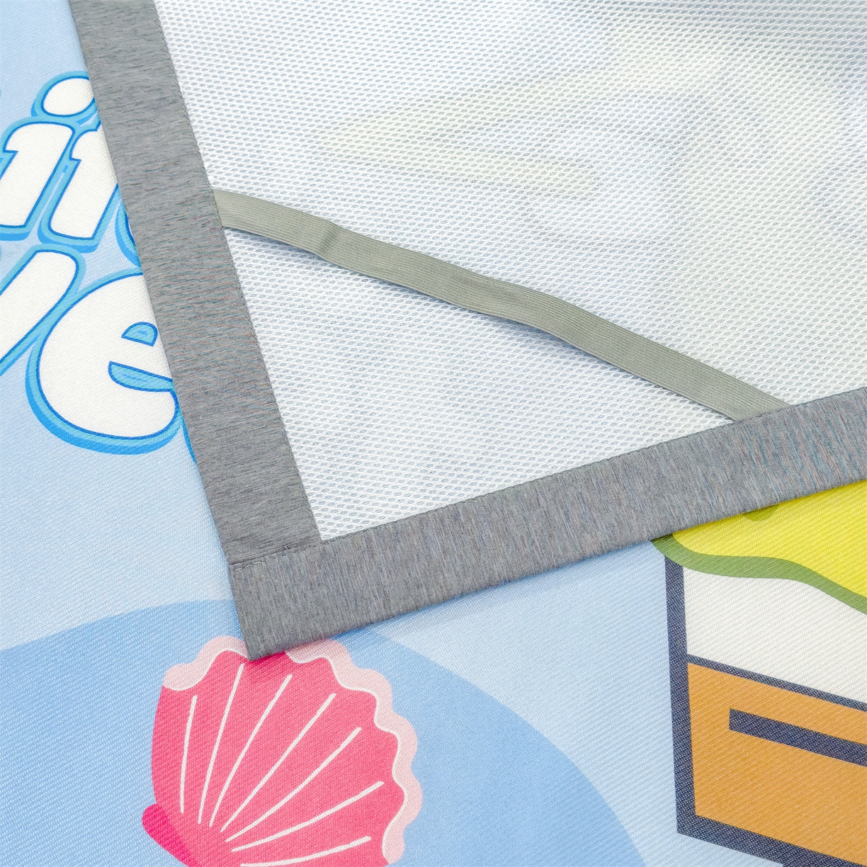 91家纺网 家纺一手货源 找家纺 兄弟坊 2026新款正版授权A类大版卡通烫光冰丝凉席冰丝席 海底海绵宝宝