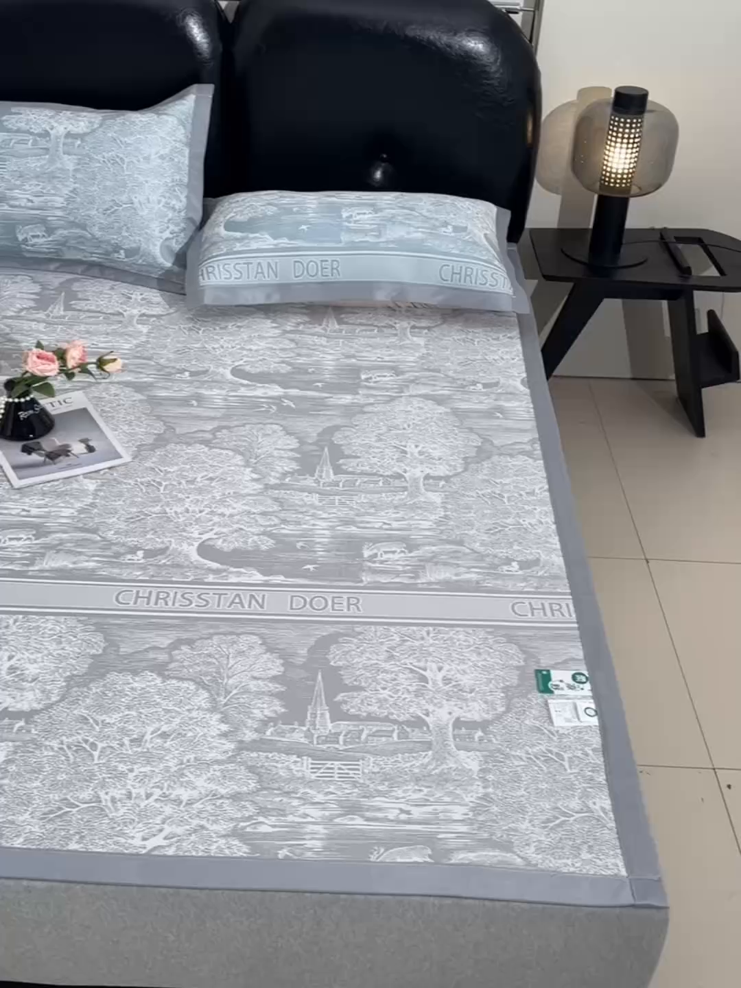 91家纺网 家纺一手货源 找家纺 （总）织雅漫 2026春夏新款提花宽边冰丝凉感软席凉席席子-云溪