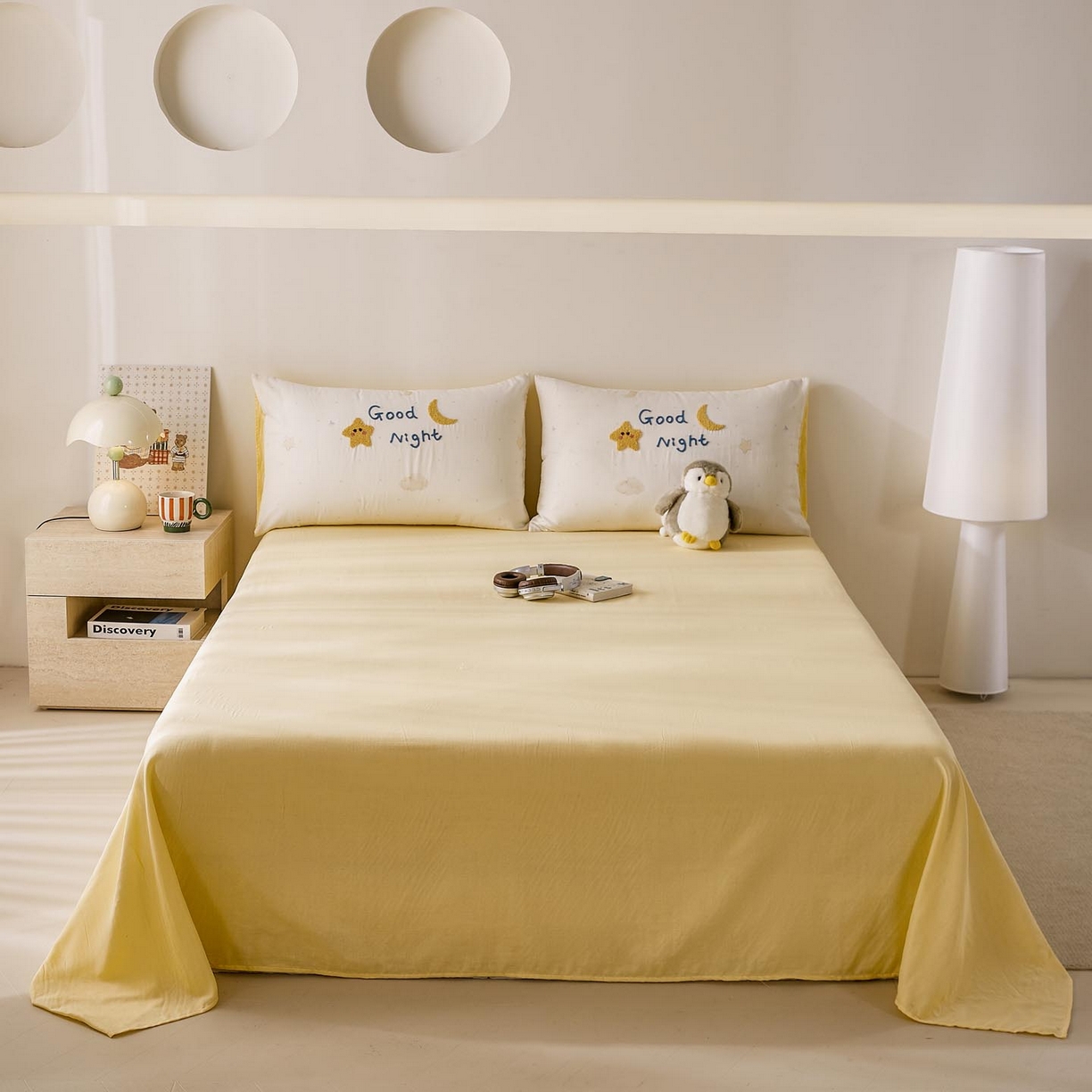 91家纺网 家纺一手货源 找家纺 （总）麦田家纺 2026新款A类全棉双层纱毛巾绣四件套