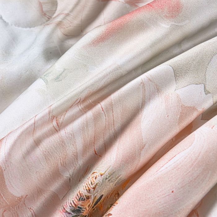 91家纺网 家纺一手货源 找家纺 赛丽雅 2026新款拼角轻奢冰丝凉感夏被四件套 悸动