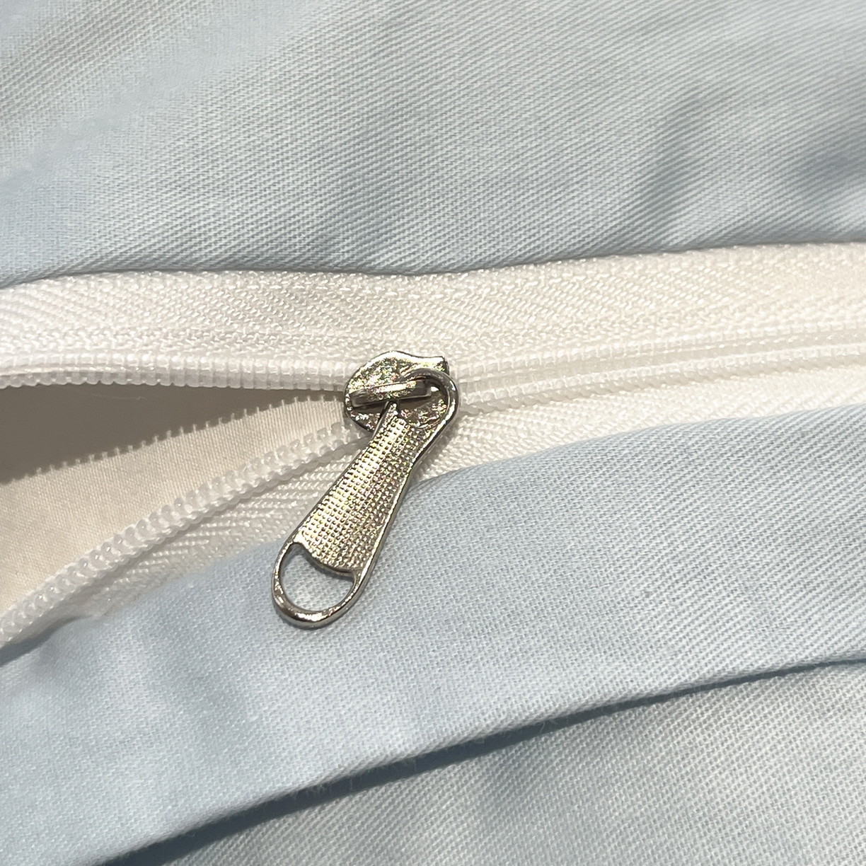 91家纺网 家纺一手货源 找家纺 如一 2026新款全棉华夫格三角针工艺四件套 夏朵-蓝