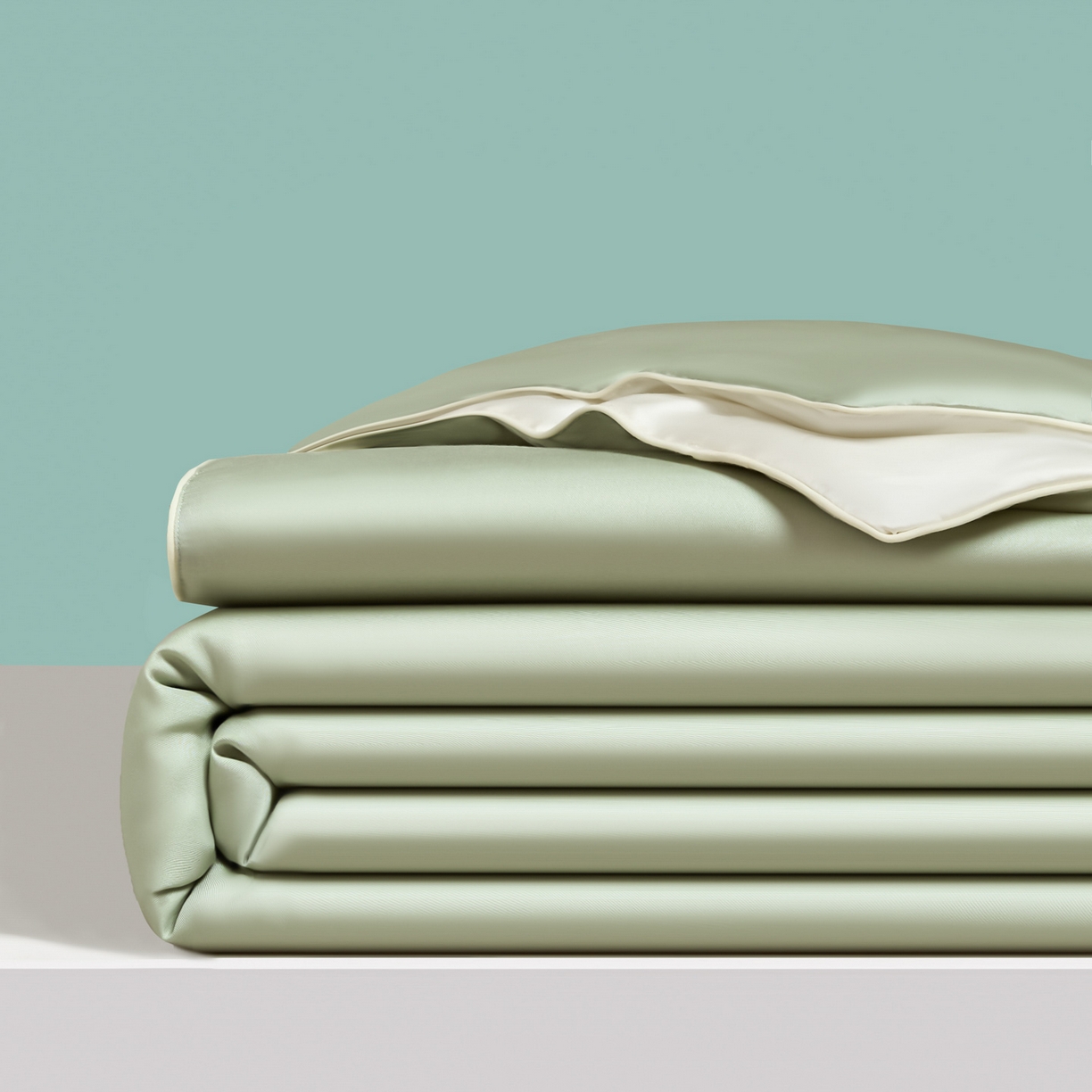 91家纺网 家纺一手货源 找家纺 （总）绒城 2026春夏新款双拼色莱赛尔天丝夏被夏凉被空调被-天纯系列