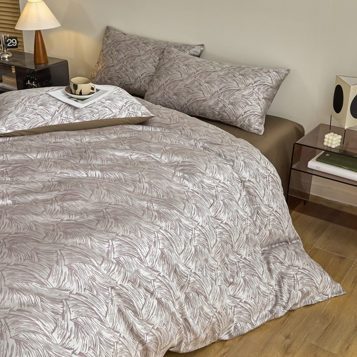 91家纺网 家纺一手货源 找家纺 （总）琪格格纺织 2026新款色织天丝棉提花四件套