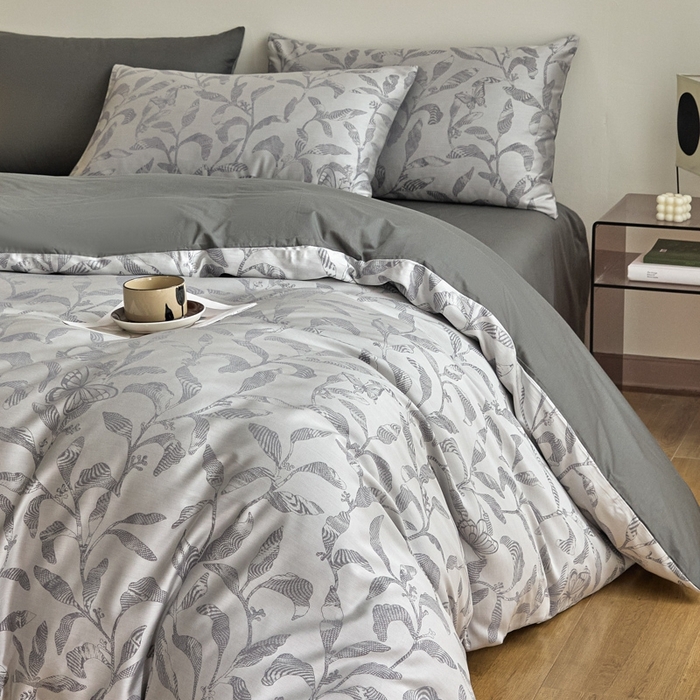 91家纺网 家纺一手货源 找家纺 （总）琪格格纺织 2026新款色织天丝棉提花四件套