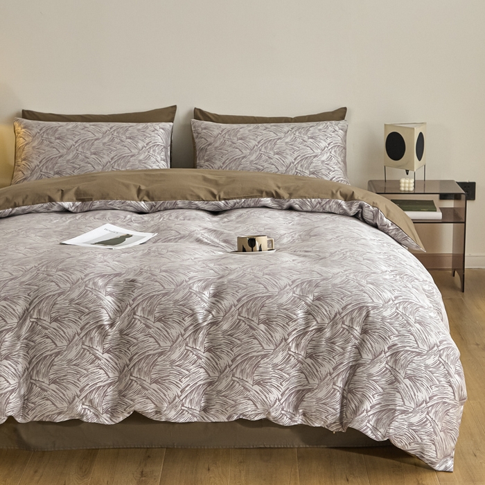 91家纺网 家纺一手货源 找家纺 （总）琪格格纺织 2026新款色织天丝棉提花四件套