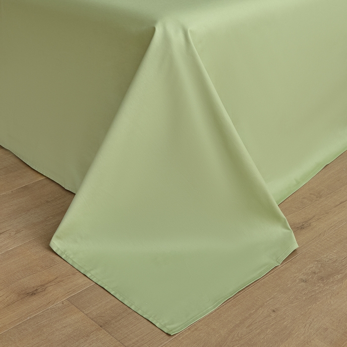 91家纺网 家纺一手货源 找家纺 琪格格纺织 2026新款色织天丝棉提花四件套 竹溪-绿