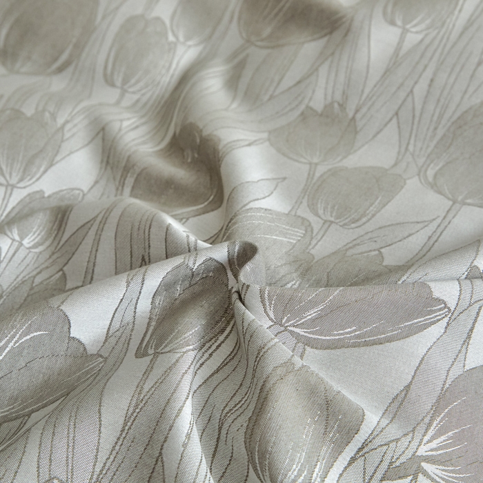 91家纺网 家纺一手货源 找家纺 琪格格纺织 2026新款色织天丝棉提花四件套 风之语-绿