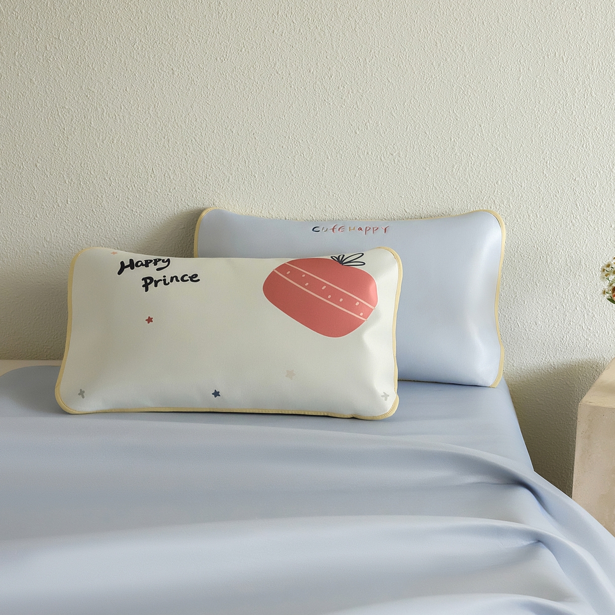 91家纺网 家纺一手货源 找家纺 禧禾 2026春夏新款A类600D数码冰丝席凉席席子-冰菓系列 魔法王子-床席款