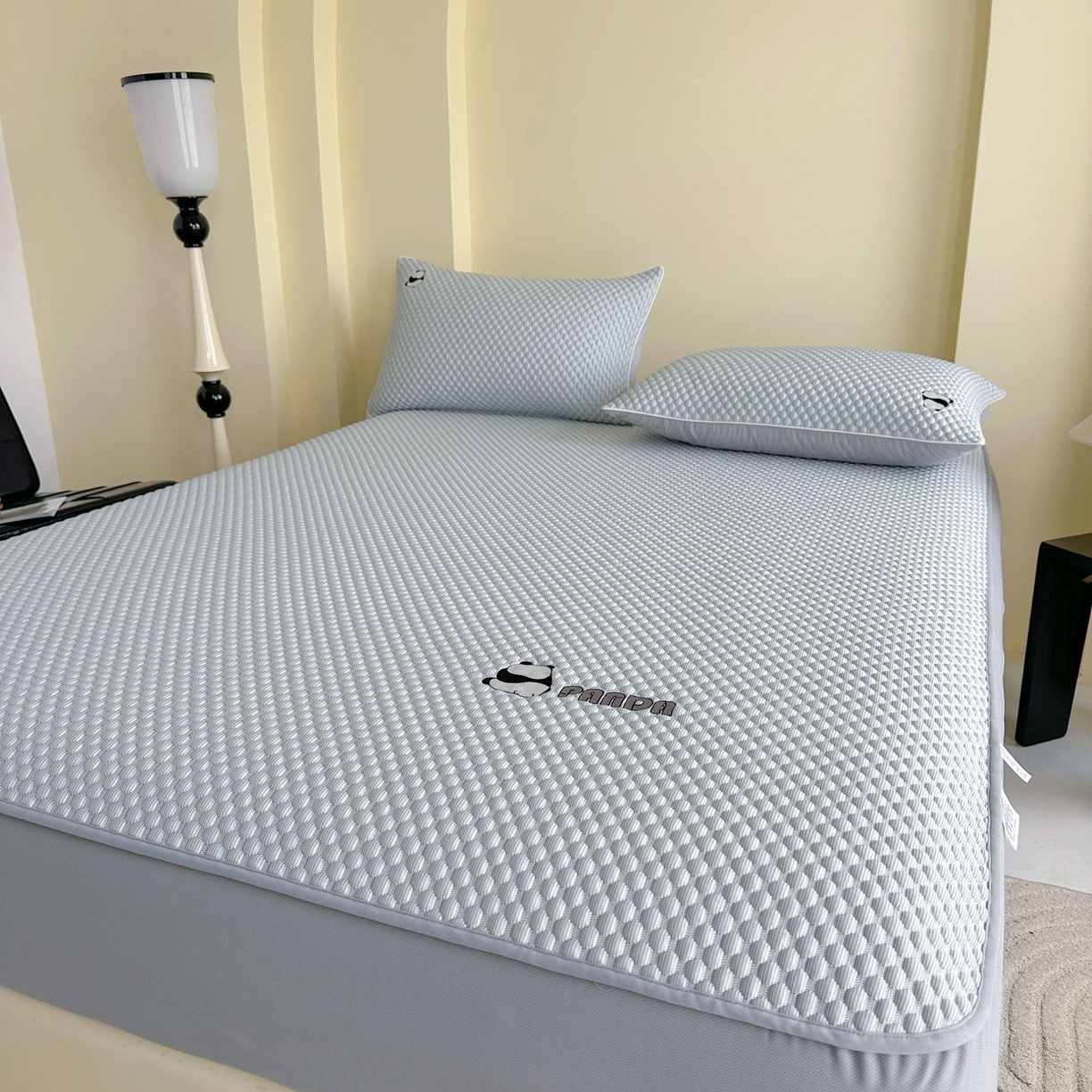 91家纺网 家纺一手货源 找家纺 （总）禧禾 2026新款高冰感豆豆太空席