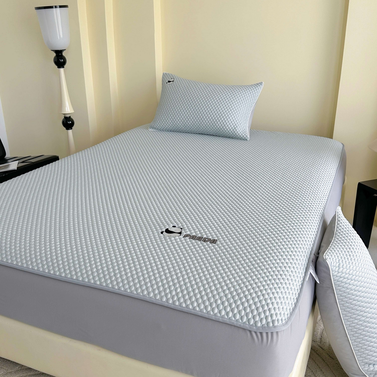 91家纺网 家纺一手货源 找家纺 （总）禧禾 2026新款高冰感豆豆太空席