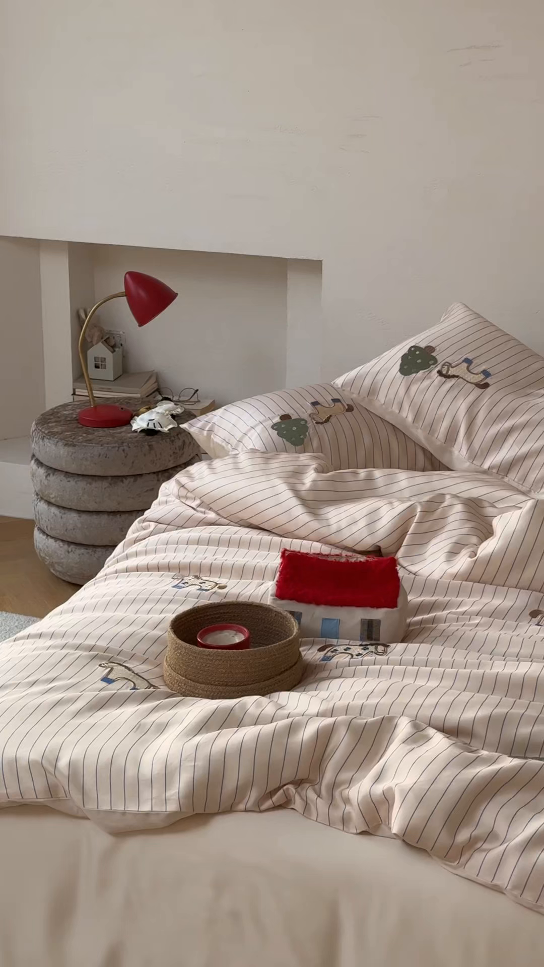 91家纺网 家纺一手货源 找家纺 （总）简纯主义 2026新款60s奥地利进口兰精天丝四件套-快乐小马