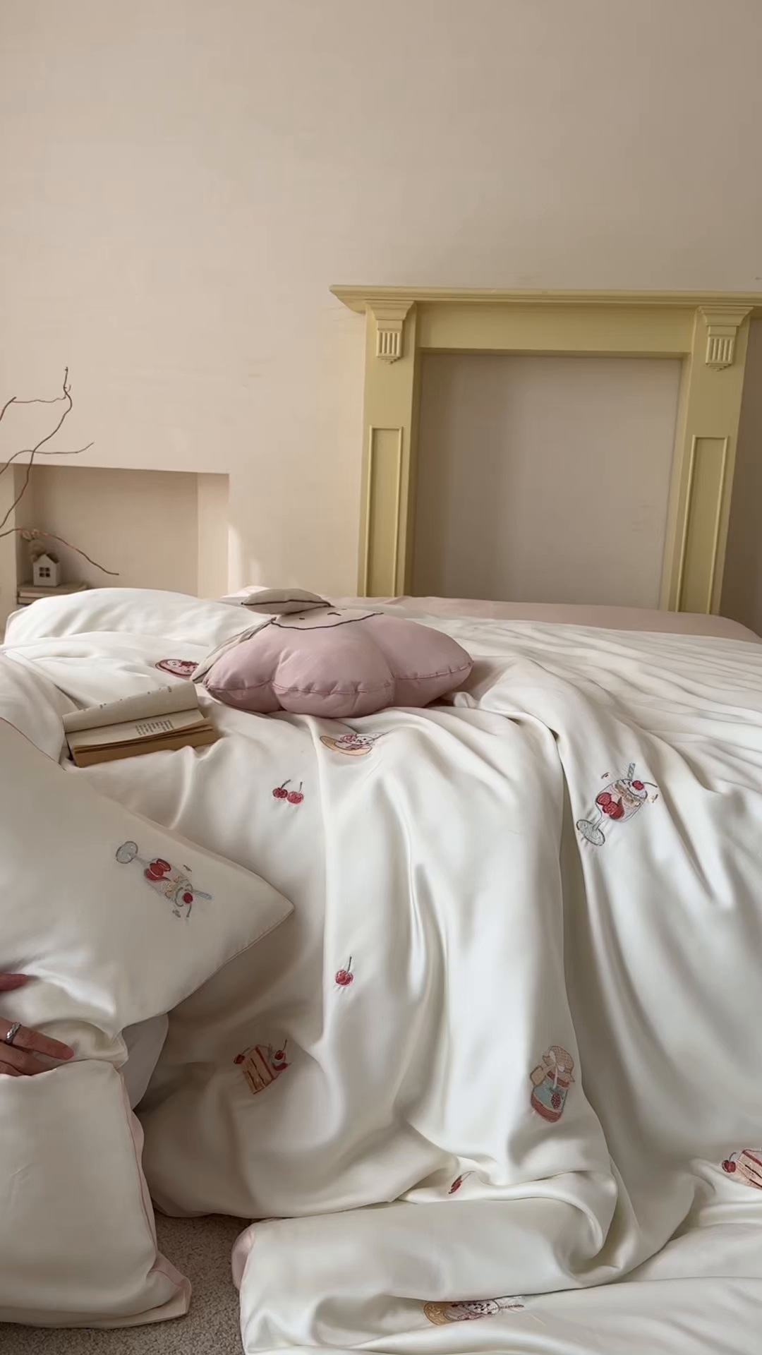 91家纺网 家纺一手货源 找家纺 （总）简纯主义 2026新款60s奥地利进口兰精天丝四件套-泡泡莓果