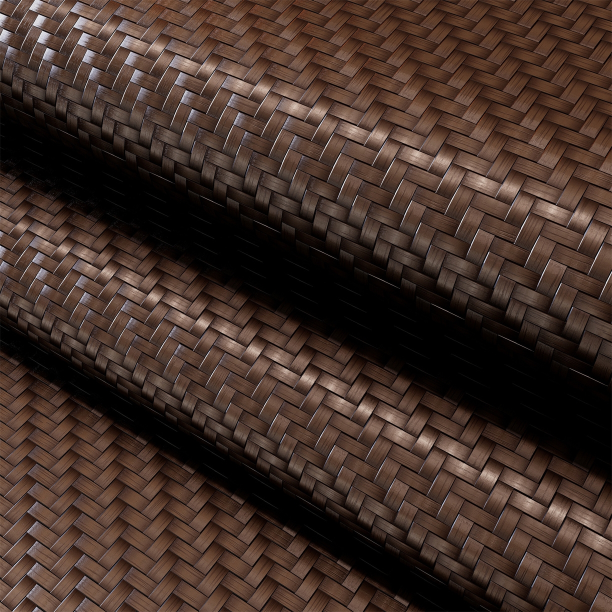 91家纺网 家纺一手货源 找家纺 绒艺席业 2026新款PE藤凉席-绣花款 鹿鸣-深棕