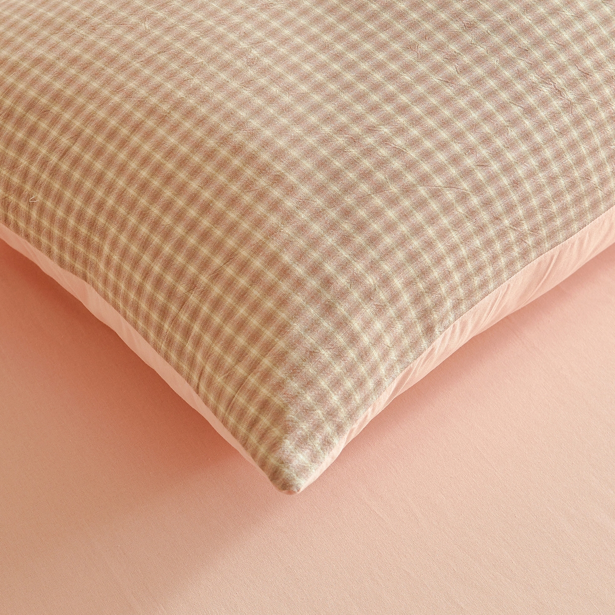 91家纺网 家纺一手货源 找家纺 典冠 2025新款A类全棉棉花被夏被四件套 琥珀粉