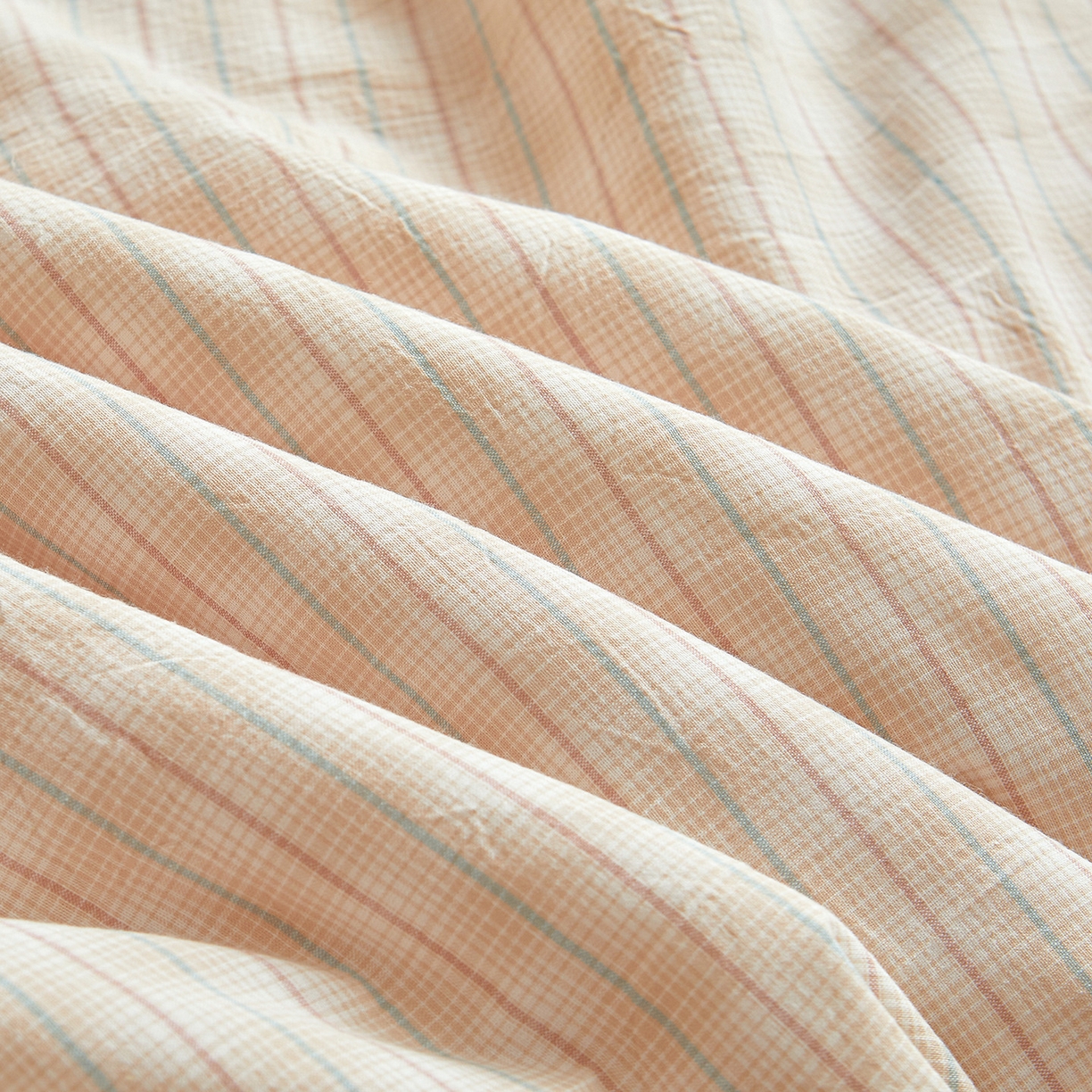 91家纺网 家纺一手货源 找家纺 典冠 2025新款A类全棉棉花被夏被四件套 柠檬粉