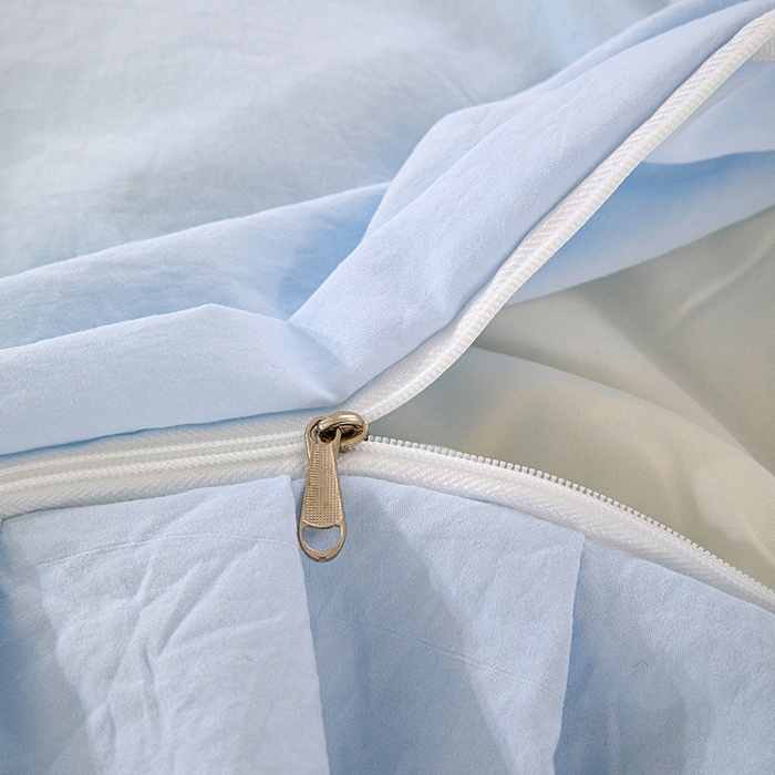 91家纺网 家纺一手货源 找家纺 金绣美居 2026春夏新款多功能夏凉被空调被夏被四件套-粉黛（控价不低于169元） 粉黛-天蓝