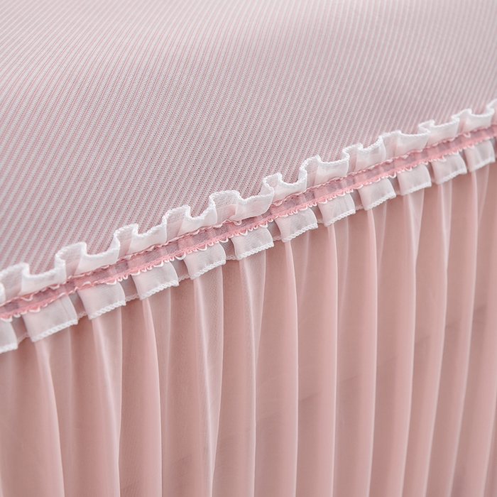 91家纺网 家纺一手货源 找家纺 小牛席业 2026新款ALL COOL全凉感床裙凉席席子系列 ALL cool-粉色