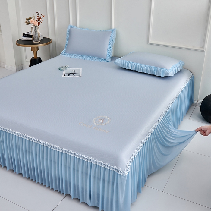 91家纺网 家纺一手货源 找家纺 （总）小牛席业 2026新款ALL COOL全凉感床裙凉席席子系列藤席冰藤席冰丝i席豆豆席乳胶席