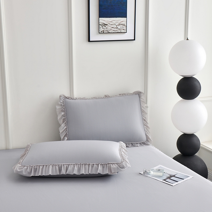 91家纺网 家纺一手货源 找家纺 小牛席业 2026新款ALL COOL全凉感床裙凉席席子系列 ALL cool-灰色