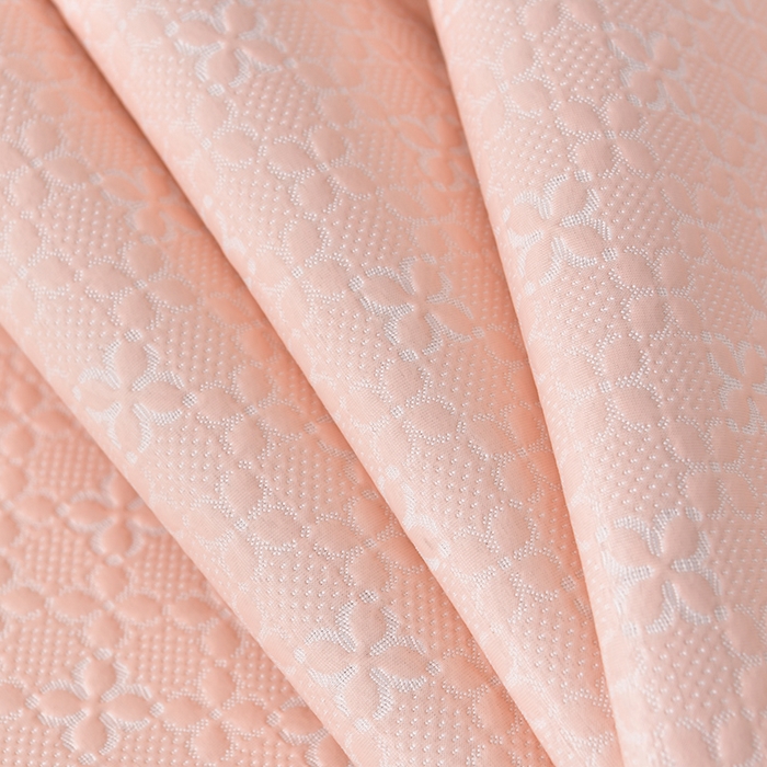 91家纺网 家纺一手货源 找家纺 小牛席业 2026新款浪漫花语冷感豆席床裙凉席席子系列 浪漫花语-浪漫花语冷感豆豆席床裙-粉玉