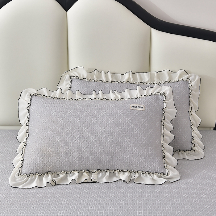 91家纺网 家纺一手货源 找家纺 （总）小牛席业 2026新款浪漫花语冷感豆席床裙凉席席子系列