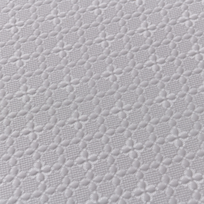 91家纺网 家纺一手货源 找家纺 小牛席业 2026新款浪漫花语冷感豆席床裙凉席席子系列 浪漫花语冷感豆豆席床裙-灰色