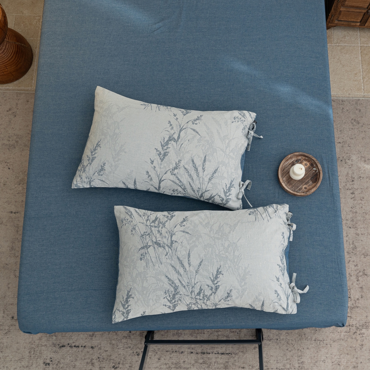 91家纺网 家纺一手货源 找家纺 （总）凌云家纺 2026新款高端春夏提花棉麻四件套-穗穗如意系列