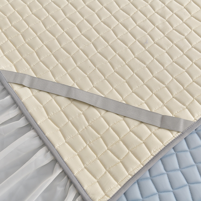 91家纺网 家纺一手货源 找家纺 （总）小牛席业 2026新款凉感小冰块乳胶席床裙款凉席席子系列