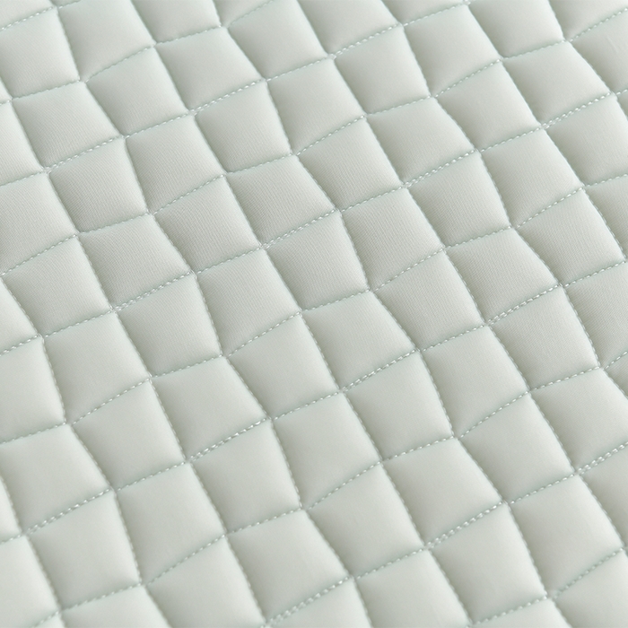 91家纺网 家纺一手货源 找家纺 小牛席业 2026新款凉感小冰块乳胶席床裙款凉席席子系列 凉感小冰块乳胶席床裙款-水绿