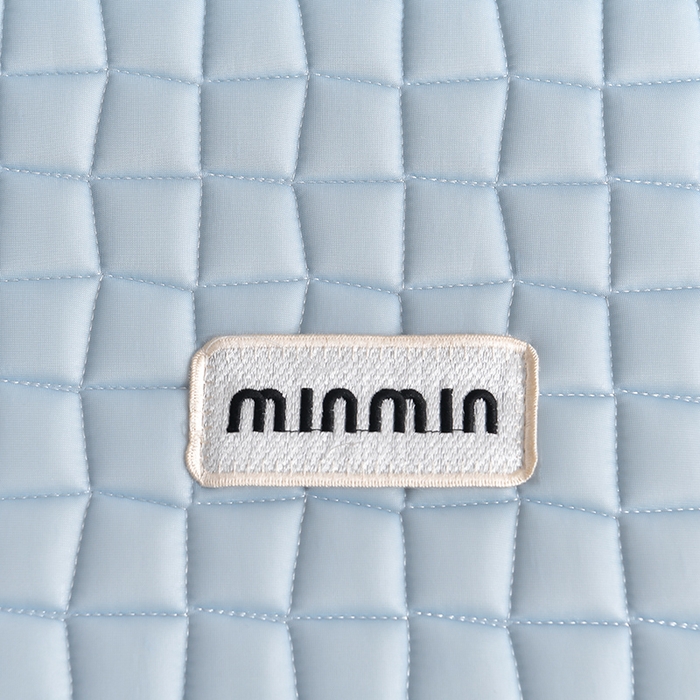 91家纺网 家纺一手货源 找家纺 小牛席业 2026新款凉感小冰块乳胶席床裙款凉席席子系列 凉感小冰块乳胶席床裙款-冰川蓝