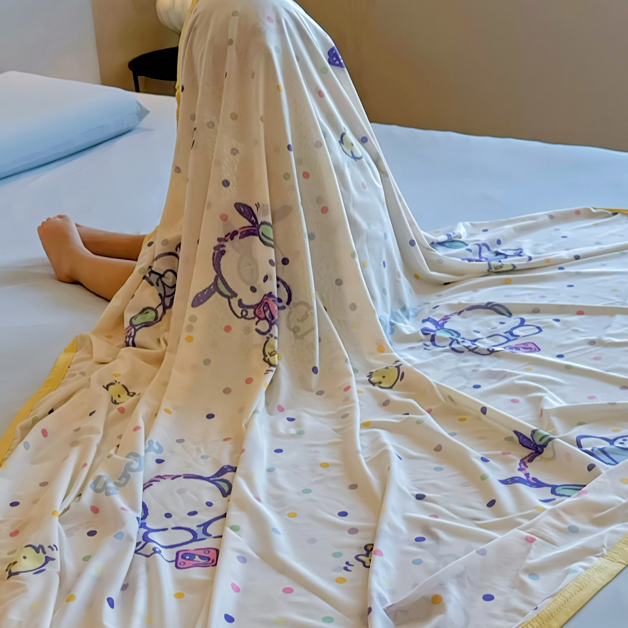 91家纺网 家纺一手货源 找家纺 兜米家居 2026新款A类母婴级三丽鸥凉感毯 帕恰狗