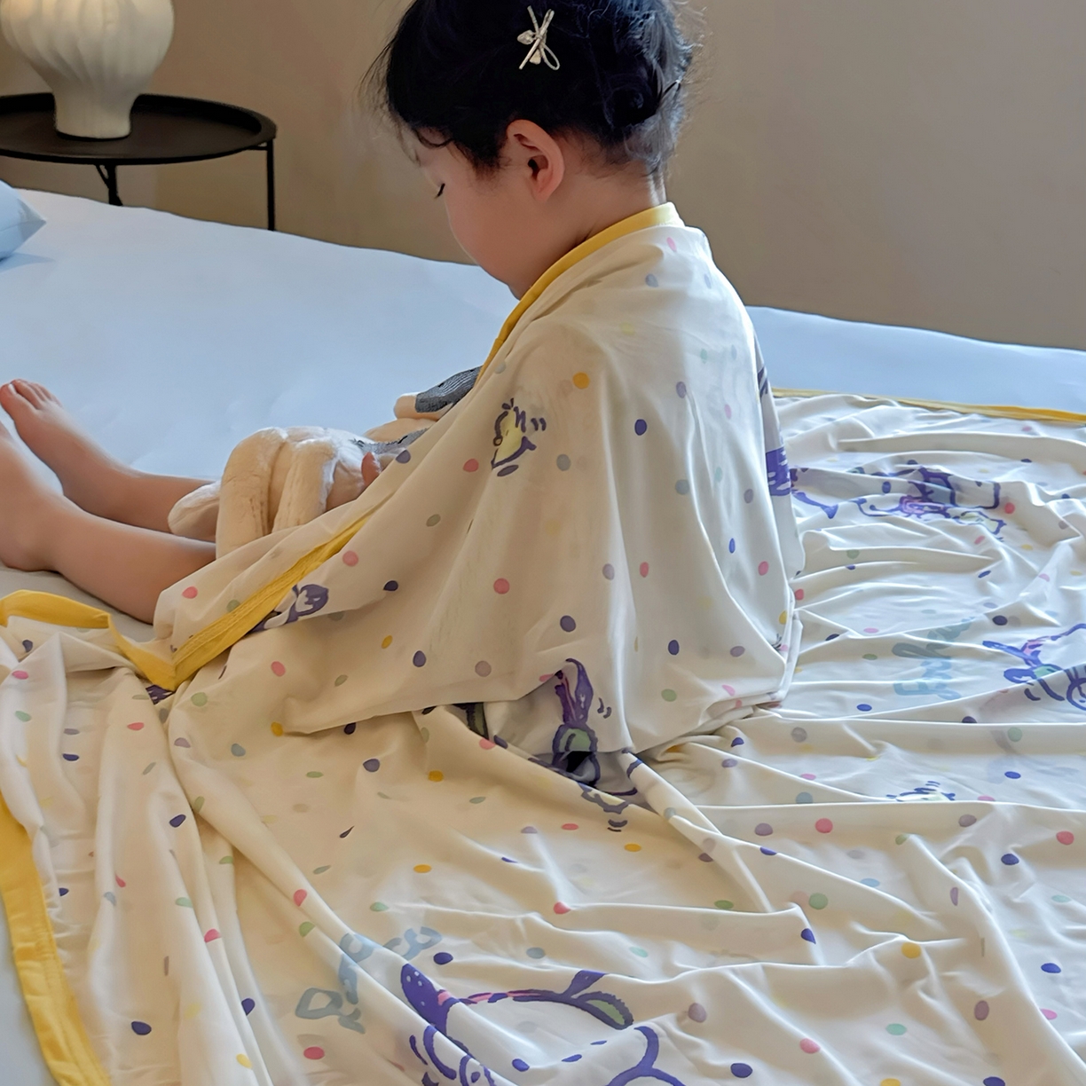 91家纺网 家纺一手货源 找家纺 兜米家居 2026新款A类母婴级三丽鸥凉感毯 帕恰狗