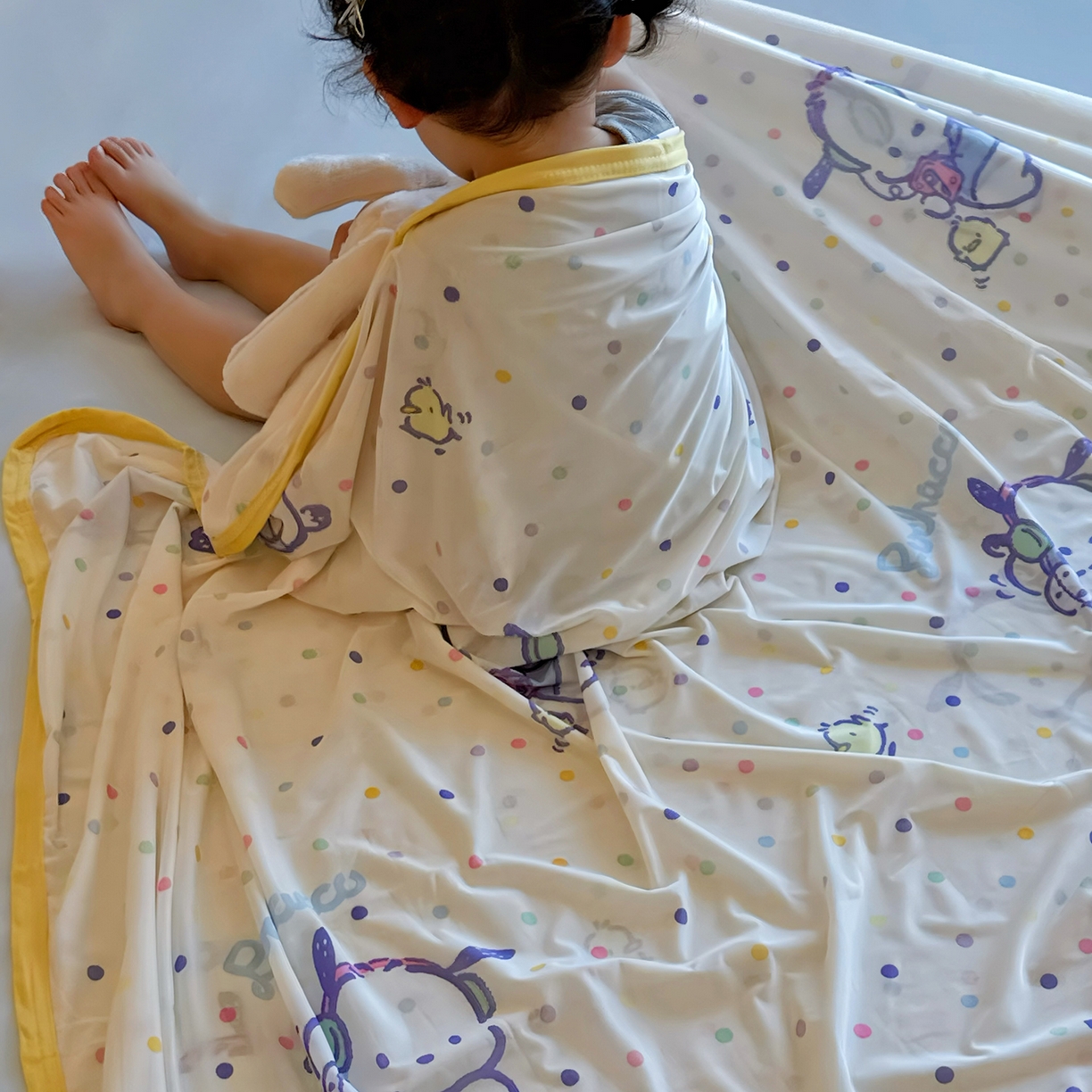 91家纺网 家纺一手货源 找家纺 兜米家居 2026新款A类母婴级三丽鸥凉感毯 帕恰狗